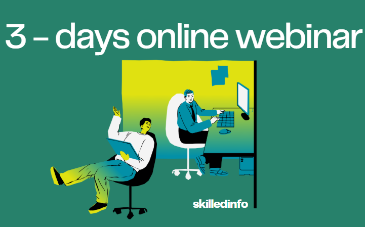 Students participating in SkilledInfo’s virtual 3-Day Job Readiness Bootcamp, learning resume writing, LinkedIn profile building, and interview skills.
